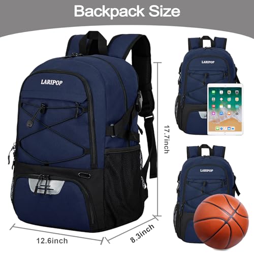 Basketball Backpack with Ball Compartment