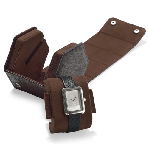 Single Watch Box Brown Hexagonal