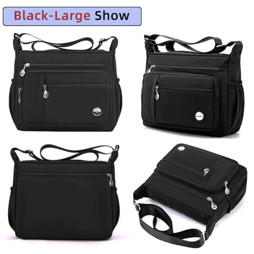 Women Shoulder Handbag Roomy Multiple Pockets Bag Ladies Crossbody Purse Fashion Tote Top Handle Satchel