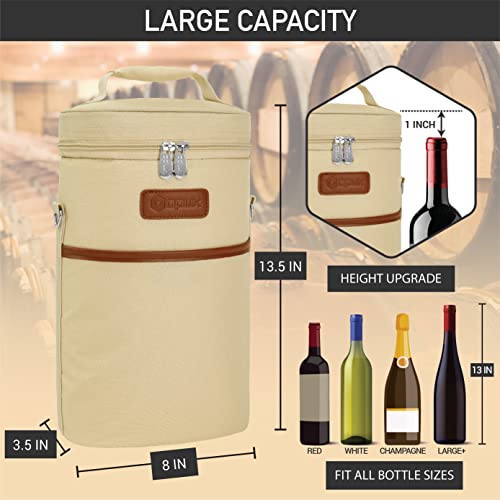 2 Bottle Wine Carrier Tote