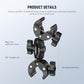 Double Super Clamp Mount with Magic Arm