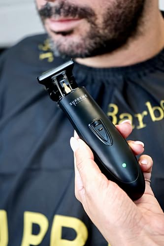 2-in-1 DLC T-Shaper Trimmer & Crunch Foil Shaver | STF602 Electric Razor & ST5206 Beard Trimmer Barber Haircut Kit | Red