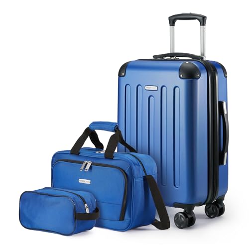3 Piece Luggage Set with Spinner Wheels (3 Count)