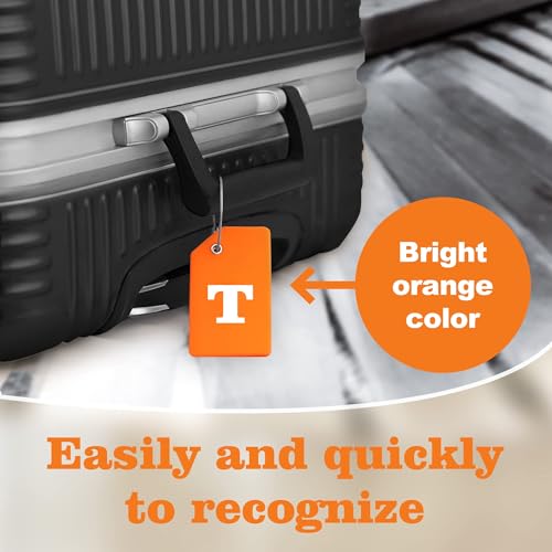 8 Pack Initial Luggage Tags for Suitcases Airplane Travel Essentials (8 Count)
