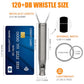 Titanium Emergency Whistle with Hidden Pill Holder Case
