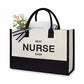 Embroidery Canvas Tote Bag for Women