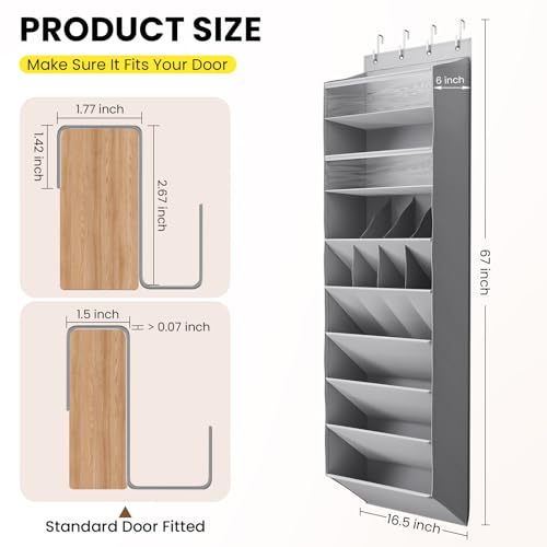 16 20 Pairs Over the Door Shoe Organizer