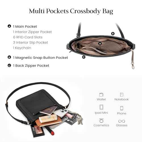Genuine Leather Small Crossbody Bags for Women Travel Leather Purse