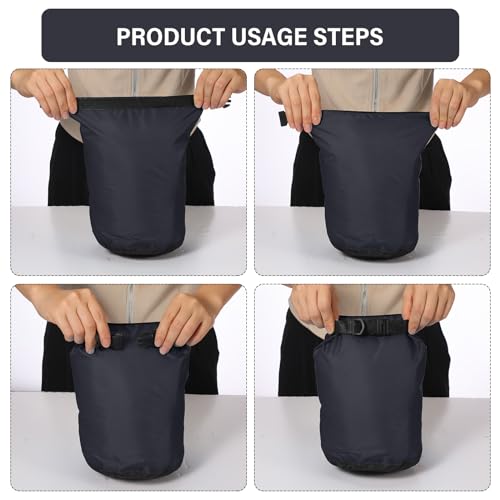 6 Pcs Waterproof Dry Bag Set for Kayaking & Camping (6 Count)
