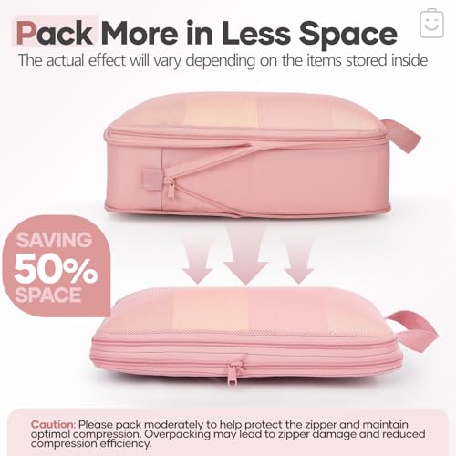 11 Set Compression Packing Cubes for Travel Essentials (11 Count)