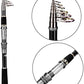 Telescopic Fishing Rod Pole Spinning Fishing Rod Carbon Fiber Travel Rod for Saltwater Freshwater Rods 1.8M 5.91Ft