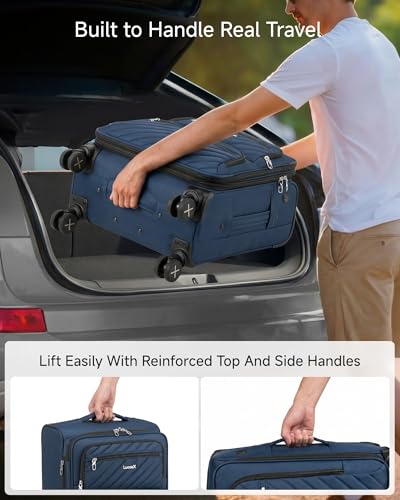 Expandable Softside Carry On Suitcase
