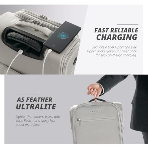 Underseat Carry On Luggage with Wheels