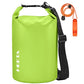Waterproof Dry Bag Backpack with Emergency Whistle