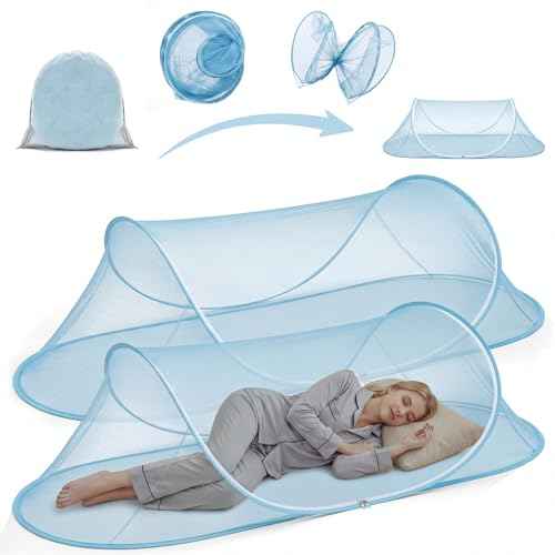 2 Pcs Mosquito Netting for Camping Bed 78 * 31 * 22 Inch (2 Count)