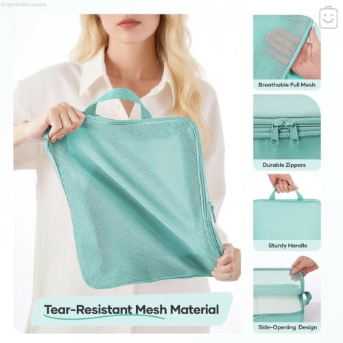 9 11 Set Compression Packing Cubes for Travel Essentials (9 Count)