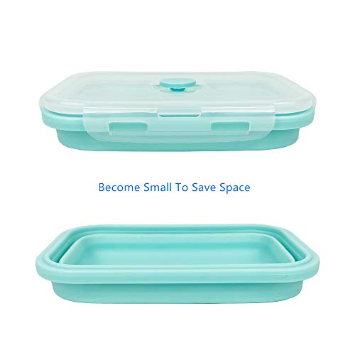 Silicone Collapsible Food Storage Containers (3 Count)