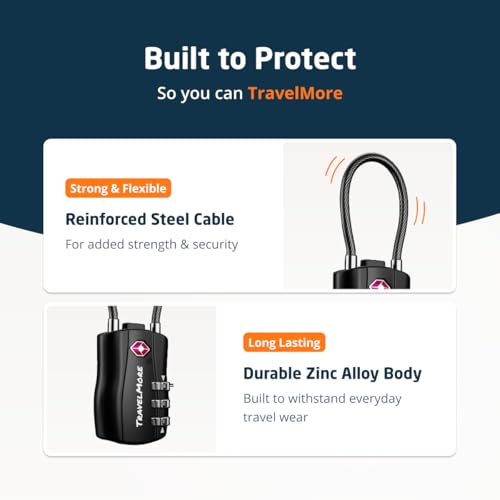 TSA Approved Luggage Locks (10 Count)