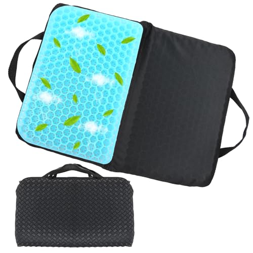 New Upgraded Portable Seat Cushion 15.7" x 11.8" Travel Seat Cushion