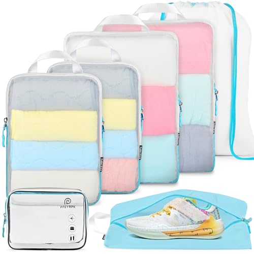 Compression Packing Cubes for Suitcase (7 Count)