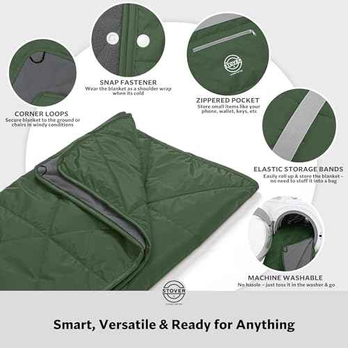 Large Waterproof Outdoor Stadium Blanket