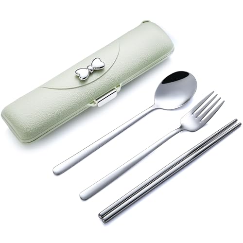 Travel Silverware Set with Case (4 Count)