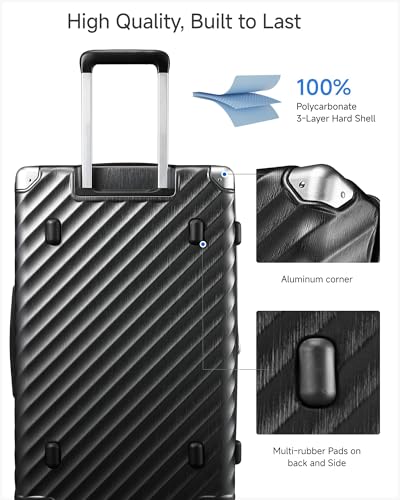 Expandable Trunk Checked Suitcase