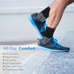 Crew Compression Socks for Women Men with Ankle Arch Support Plantar Fasciitis Relief 3 Pairs