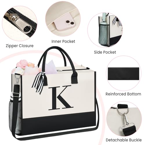 Initial Tote Bag