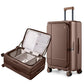 Medium Checked Luggage Flat Top Opening