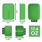 Platinum Silicone Bento Lunch Box Set of 2 (2 Count)