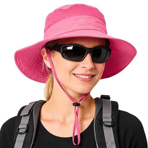 Sun Hats for Men Women UPF 50+ Breathable Wide Brim Summer Fishing