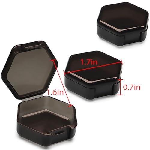 Small Pill Case Travel Pill Box Cute Pill Organizer for Purse Portable Daily Medicine Organizer 1 Compartment Pill Holder for Vitamins (3 Count)