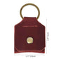 Genuine Leather SD Card Holder Keychain
