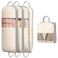 4 Pack 43" Compression Garment Bags for Hanging Clothes With Carry Handles and Window (4 Count)