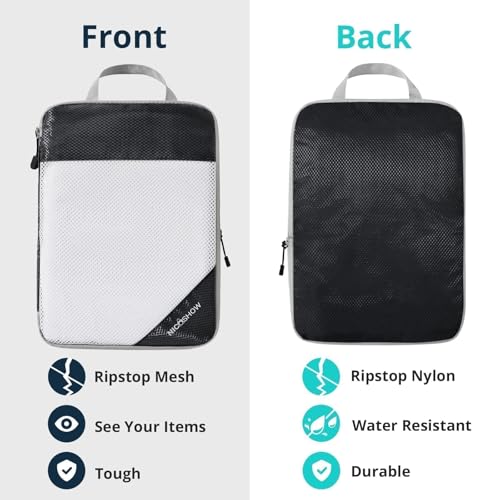 6 Set Compression Packing Cubes for Travel (6 Count)
