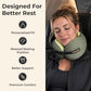Ergonomic Travel Neck Pillow for Airplanes & Cars