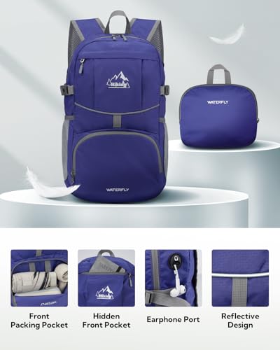 Small Lightweight Packable Hiking Backpack Foldable Travel Daypack