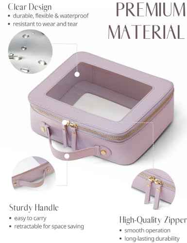 Clear Toiletry Bag 2 Pack (2 Count)