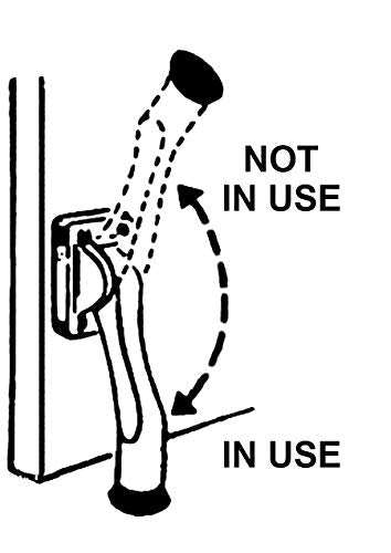 Heavy Duty Kickdown Door Stopper (8 Count)