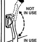 Heavy Duty Kickdown Door Holder