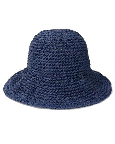 Womens Crochet Straw Sun Hat Foldable Floppy Wide Brim Beach Hat for Summer