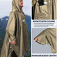 Hooded Rain Poncho for Adult Waterproof Lightweight Raincoat