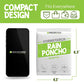 Disposable Rain Ponchos for Adults (5 Count)