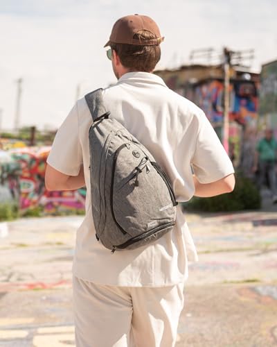 Large Sling Bag Crossbody Backpack Chest Pack for Men Women