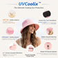 UVCoolix UPF 50+ Wide Brim Ponytail Sun Hat