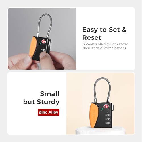 TSA Approved Travel Luggage Locks