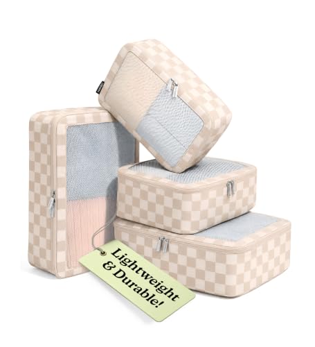TSA Friendly Packing Cubes for Carry On (4 Count)