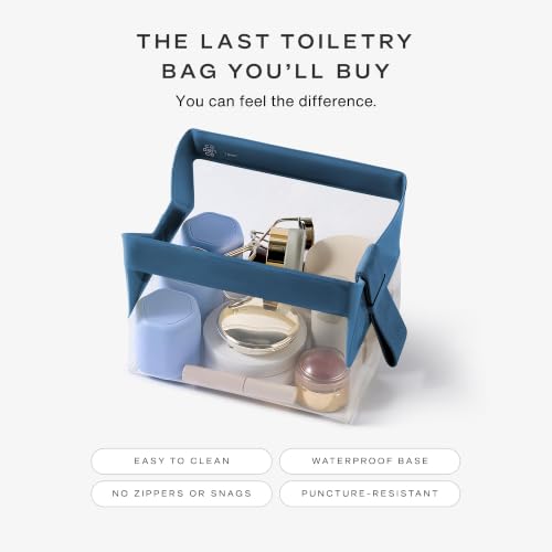Parcel Clear Travel Kit with Zipperless Magnetic Closure