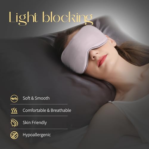 100% 22 Momme Pure Mulberry Silk Sleep Mask